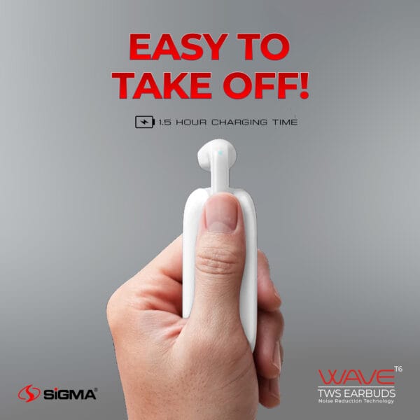 Sigma Wireless Earbuds T6 TWS - Image 5