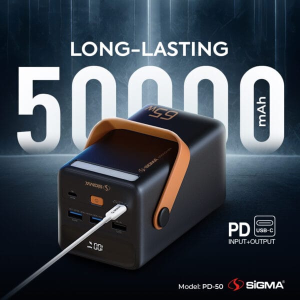 Sigma Power Bank 50000mAh PD-50 - Image 2