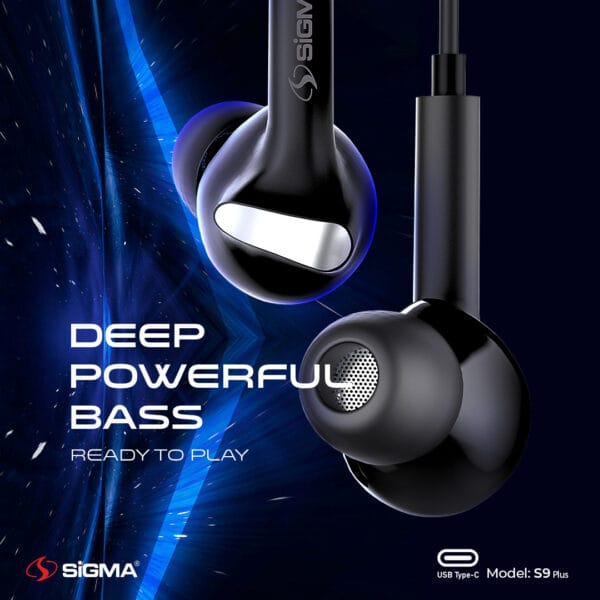 Sigma Earphones S9 Plus (Type-C) - Image 3