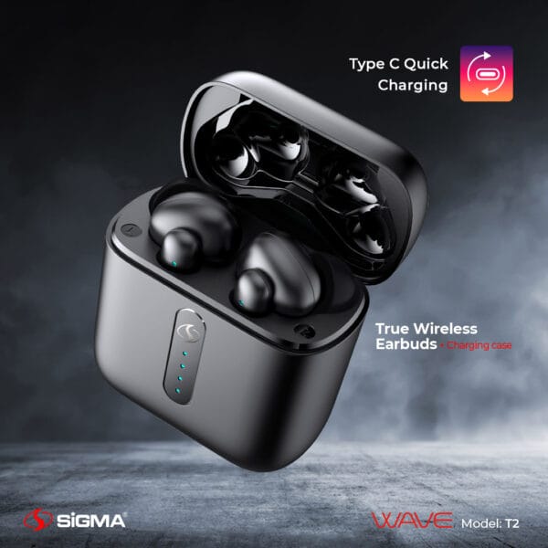 Sigma Wireless EarBuds WAVE T2 TWS - Image 5