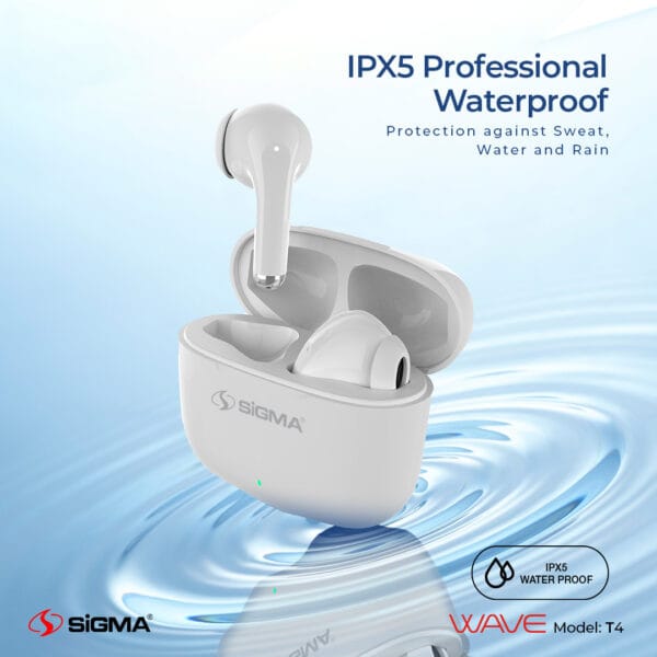 Sigma Wireless Earbuds Wave t4 TWS